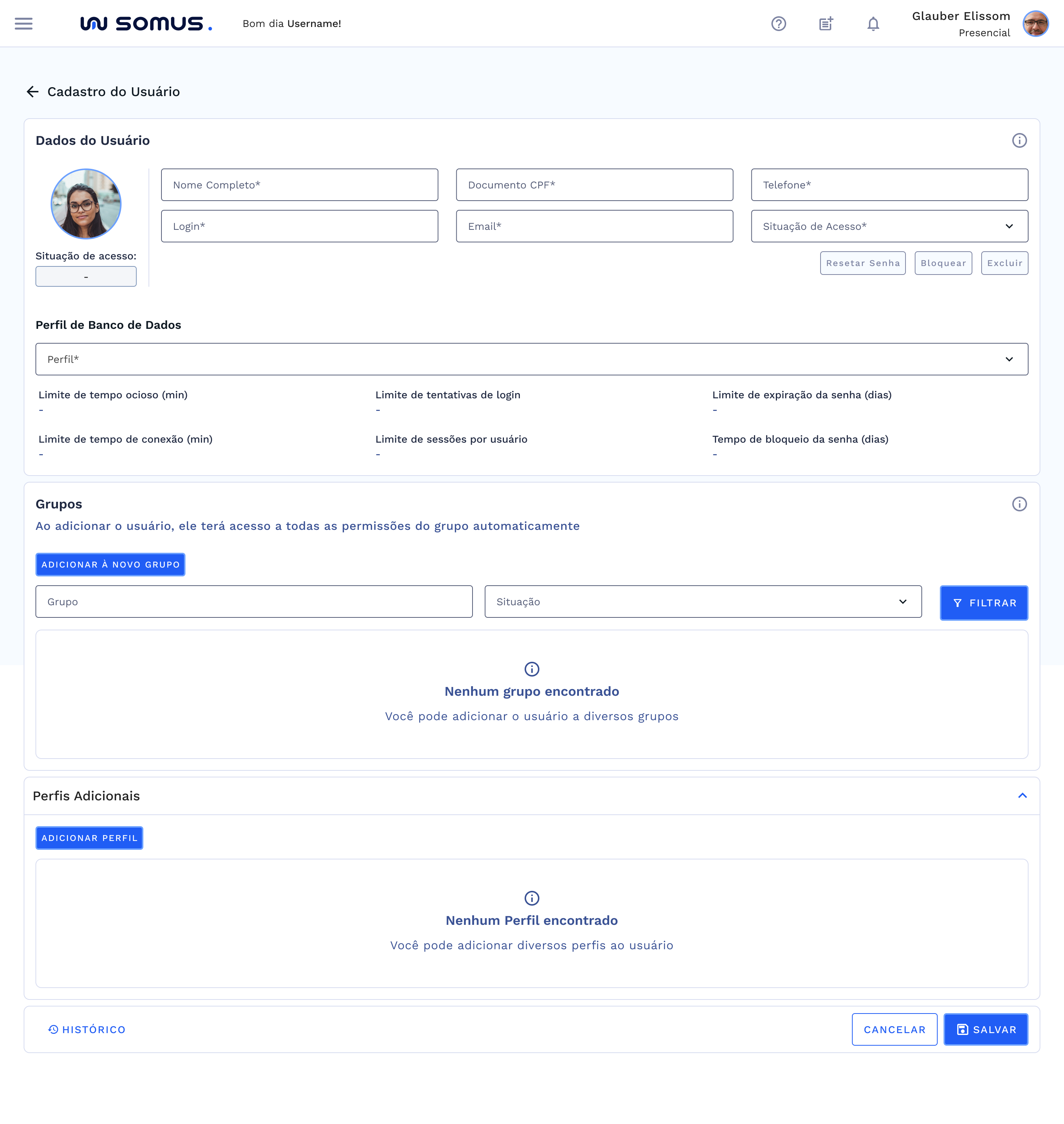 Cadastro de Usuário